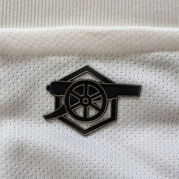 New Adidas Arsenal Away Football Shirt 2020-21 Soccer Jersey White Men's Large - Picture 7 of 10
